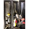 Image 2 : Group of assorted tools & misc. - Master Mechanic bar clamps/ sockets/ fish tackle box with contents