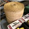 Image 3 : Group of 2 Tiki torches w/ jute twine rope