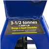 Image 2 : Set of 2 Michelin 3-1/2 ton (7000lbs) ratchet locking jack stands
