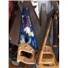 Image 2 : Group of assorted hand saws/ shears