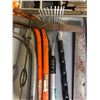 Image 2 : Group of assorted tools - shears/ bow saws/ hand shovel