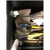 Image 2 : Bin full of assorted landscaping tools - mostly shovels (BIN NOT INCLUDED)