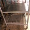 Image 2 : Stainless Steel Table w/ Shelf (21x21x32")