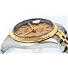 Image 5 : Rolex Mens 2T 18K Yellow Gold And Steel Champagne Index Datejust With Hidden Cla