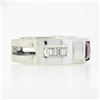 Image 5 : Unisex Vintage 14k Gold 3.55 ctw Rectangular GIA Burma Bezel Ruby & Diamond Ring