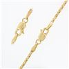 Image 8 : Vintage 14k Gold 2.28 ctw Round Sapphire & Diamond Cluster 16" Statement Necklac