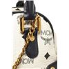 Image 5 : MCM White Coated Canvas Tote Bag