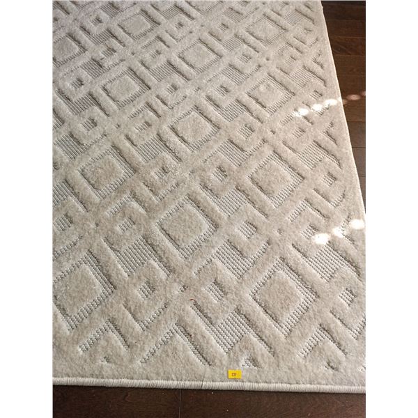 Large White Rug; 79 x 118 -- Rug Only