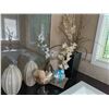 Image 2 : Set of Home Decorative Items Including Bath Items, Vases (Largest is 10W, 63T), Artificial Flowers