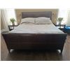 Image 1 : Whole King Size bed Including Mattress and Linens; 82W, 95D, 57T