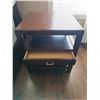 Image 1 : Wooden Bedside Table; 24W, 24D, 26T