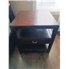 Image 2 : Wooden Bedside Table; 24W, 24D, 26T