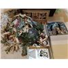 Image 1 : Set of Christmas Decorations/Essentials Including a Calendar Nativity Item, Wreaths, and More!