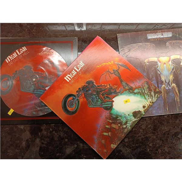 Eagles and Meat Loaf Picture Vinyl Set