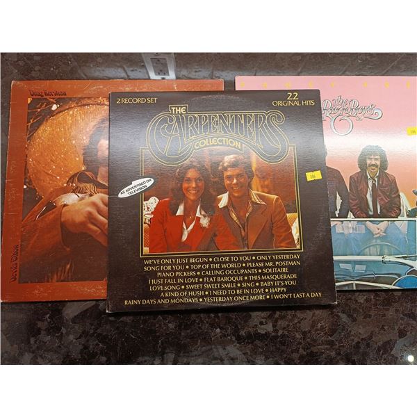 The Oak Ridge Boys, Doug Kershaw, and The Carpenters Vinyl Record Set