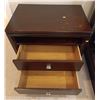Image 5 : Set of 2 Bedside Wooden Tables; Light Scratching; 28W, 18D, 28T Each