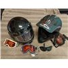 Image 1 : HJC Helmets, Set of 2 Helmets with Protective Eye Gear Included; Size M
