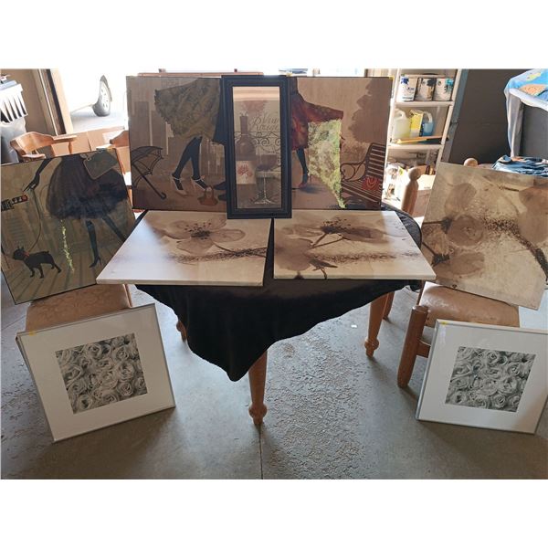 Large Set of Various Pictures - Pictures & Frames Only