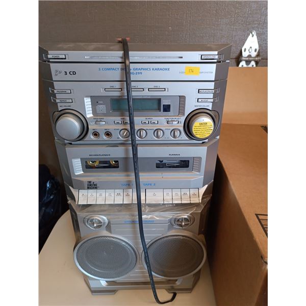 Set of Sony Speakers, Panasonic CD Player, and More!