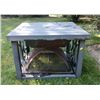 Image 1 : Black Metal Firepit; 29W, 28D, 21T