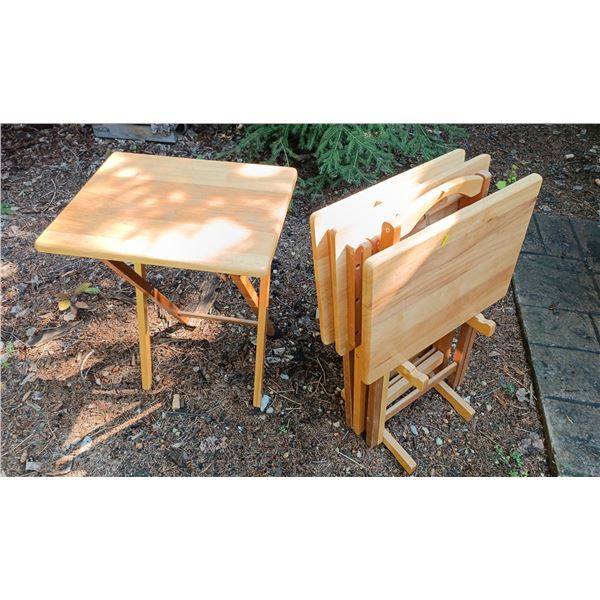 2 Wood Chairs (16W, 16D, 36T),4 Stool (19w, 14D, 26T), Stool, Foldable Chair & Table (72W, 30D, 29T)