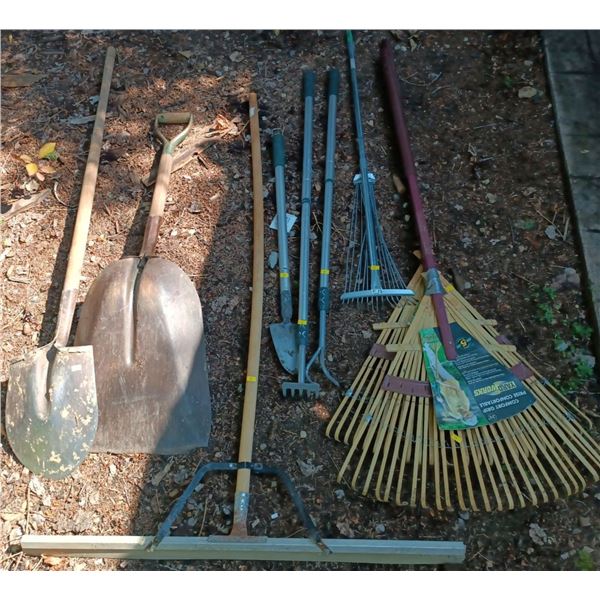 Set of Various Yard Tools