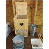 Image 1 : Bird House Set - Wooden Bird House, Pots, Decorations