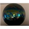 Image 2 : Set of Home Decorations -- Rainbow Oil spill Glass, Plus Thermometer and Humidity Metre