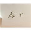 Image 2 : Set of Limited Edition Artworks; Abi 91'; Denis 92'; Largest is 17W, 17T