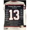 Image 1 : LTD EDITION TEEMU SELANNE CAREER STAT JERSEY WINNIPEG JETS 1/13 (AUTOGRAPH AUTHENTIC)
