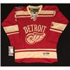 Image 2 : GORDIE HOWE SIGNED DETROIT RED WINGS VINTAGE KNIT JERSEY (JSA LOA)