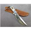 Image 1 : Marked Ruana Bonner Montana Knife- Original Sheath- 5" Blade- 4.25" Handle-  Very Good Condition