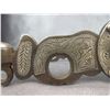 Image 8 : Marked GS Garcia Elko Nev Silver Inlaid Bit- Carmel Cheek- Spade Mouth- Slobber Bar- Pretty Fair Con