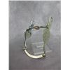 Image 1 : Unmarked Silver Overlaid Filigreed Stainless Bit- Heart Cheek- Bar With Roller Mouth- Slobber Bar- B