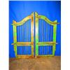 Image 1 : Old Saloon Doors- Original Hardware- 42" X 19"