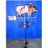 Image 2 : Copper Pig Weathervane- 49" X 32"