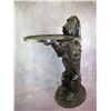 Image 1 : Cast Aluminum Dog With Tray/Table- 32"