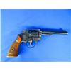 Image 1 : Smith And Wesson Model  K-38 Revolver- .38 Spec- 6" Barrel- Diamond Checkered Grips- Pretty Good