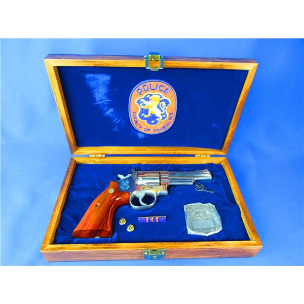 Smith And Wesson Model 66-2 Stainless Revolver- .357 Mag- 4" Barrel- 1925-1985 Commemorative- 183/82