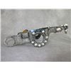 Image 2 : Marked Garcia Silver Inlaid Bit- Santa Barbara Cheek- Salinas Mouth- Slobber Bar- Good Condition