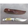 Image 1 : Marked RH Ruana Bonner MT Knife- M Stamp- Original Sheath- 5" Blade- 4.5" Handle- Pretty Good Con