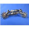 Image 2 : Marked Les Vogts Pro Equine 01184-5 Stainless Silver Inlaid Spurs- .8" Bands- 2.5" Drop Shanks- 2" 1