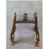 Image 2 : Marked LD Stone + Co San Francisco Engraved Bit- Carmel Cheek- Halfbreed Mouth- Double Slobber Chain