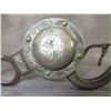 Image 8 : Marked GS Garcia Silver Inlaid Bit- Martinez Cheek- Wyoming Halfbreed Mouth- Slobber Bar- Small Dent