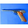 Image 2 : Colt Huntsman Semi-Automatic Pistol- .22 LR- 6" Barrel- Checkered Grips- Fair Condition- #019820S
