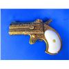 Image 2 : Replica 1866 Double Barreled Derringer- .41- 3" Barrels- Wooden Box- Paperwork- Not A Gun