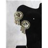 Image 2 : SW Pin Marked Mexico Sterling Matching Earrings- Cowboy Hat Necklace Marked .925