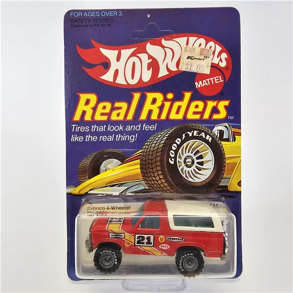 Hot Wheels Real Riders Bronco 4-Wheeler