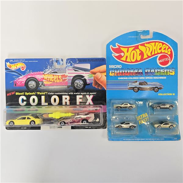 Hot Wheels Micro Chrome Racers & Color FX