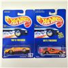 Image 1 : Hot Wheels '80s Blue Card Firebird Pair Factory Dmg